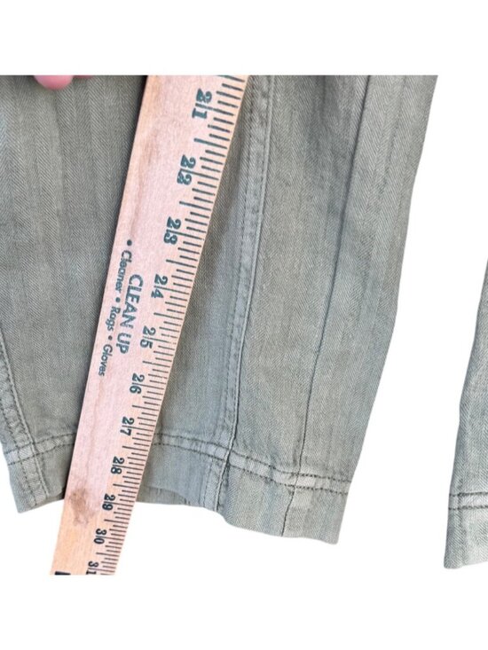 Free People Women’s Big Hit Slouch Pant Oil Green Size Medium - Picture 12 of 14